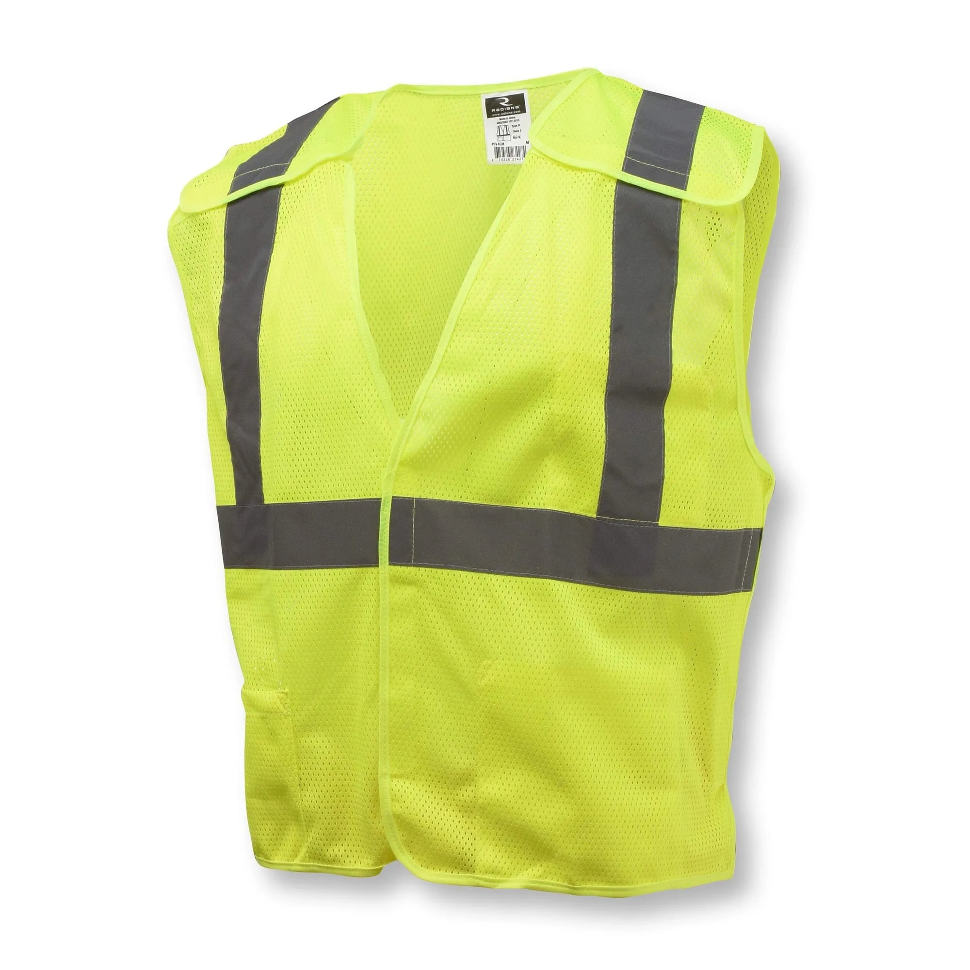 Radians SV4 Economy Type R Class 2 Breakaway Mesh Safety Vest, Size S