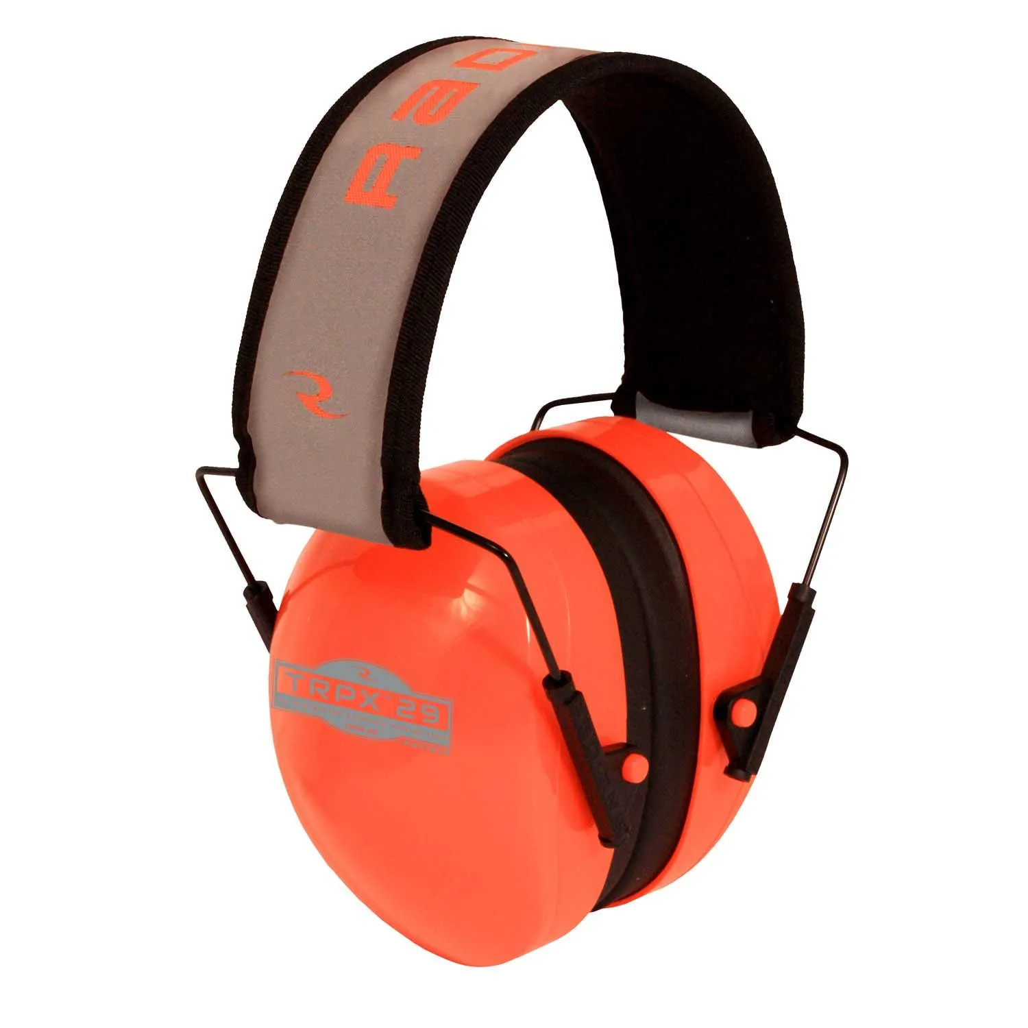 Over-the-Head Ear Muffs, 29, TRPX, Hi-Vis Orange