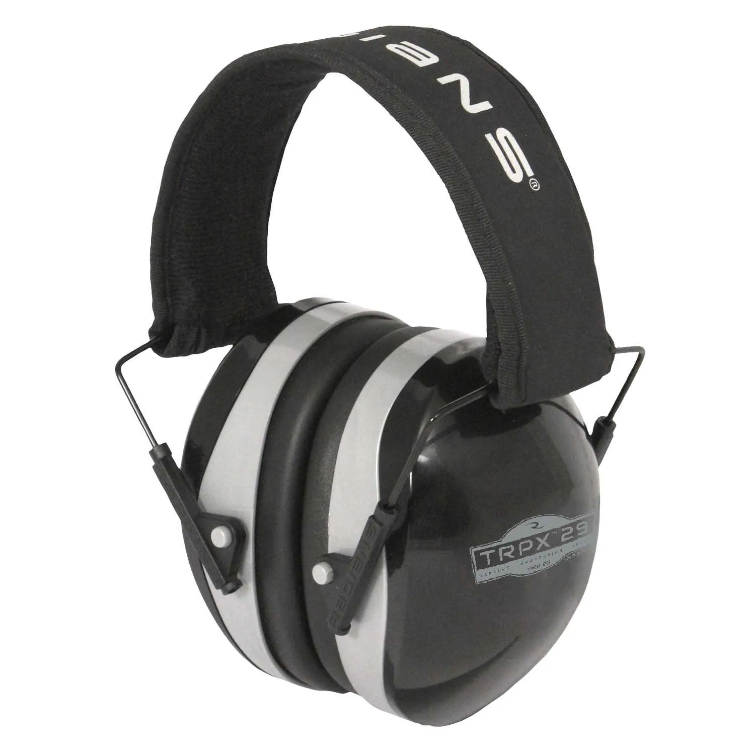 Over-the-Head Ear Muffs, 29, TRPX, Gray / Black