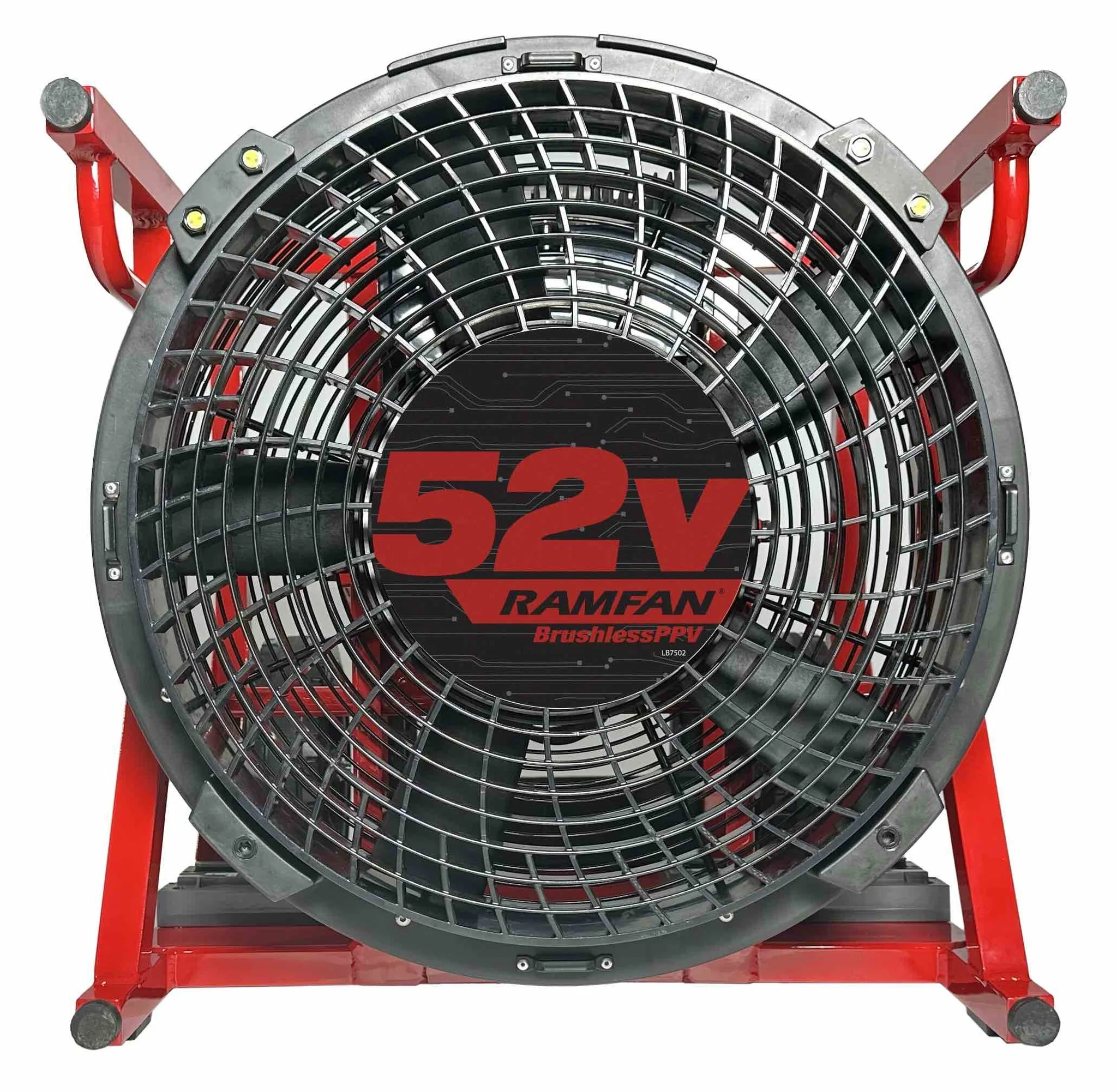 PPV Fan, 18 Inch Size, 52Vdc, All Terrain, 2 Batteries