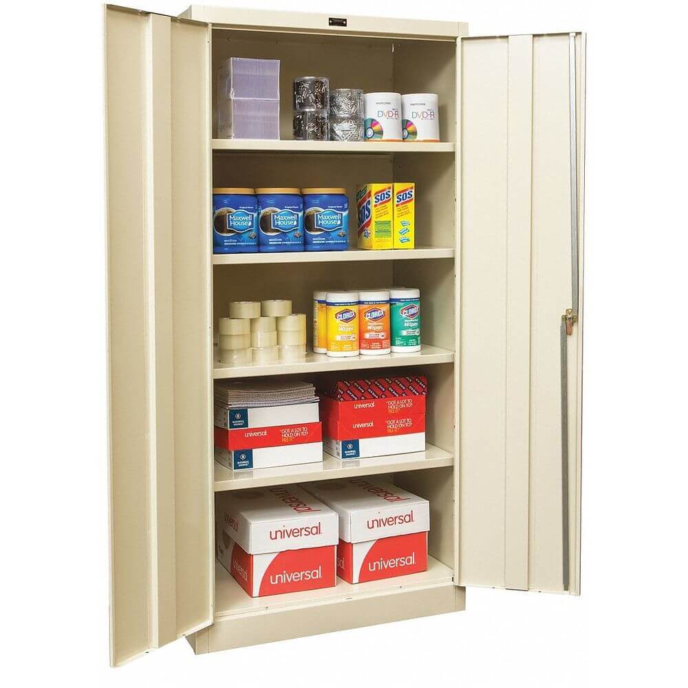 GRAINGER 210S362472A-PT Commercial Storage Cabinet, Tan, 72 Inch H x 36 W x 24 Inch D, Assembled | CD2GCT 411K96