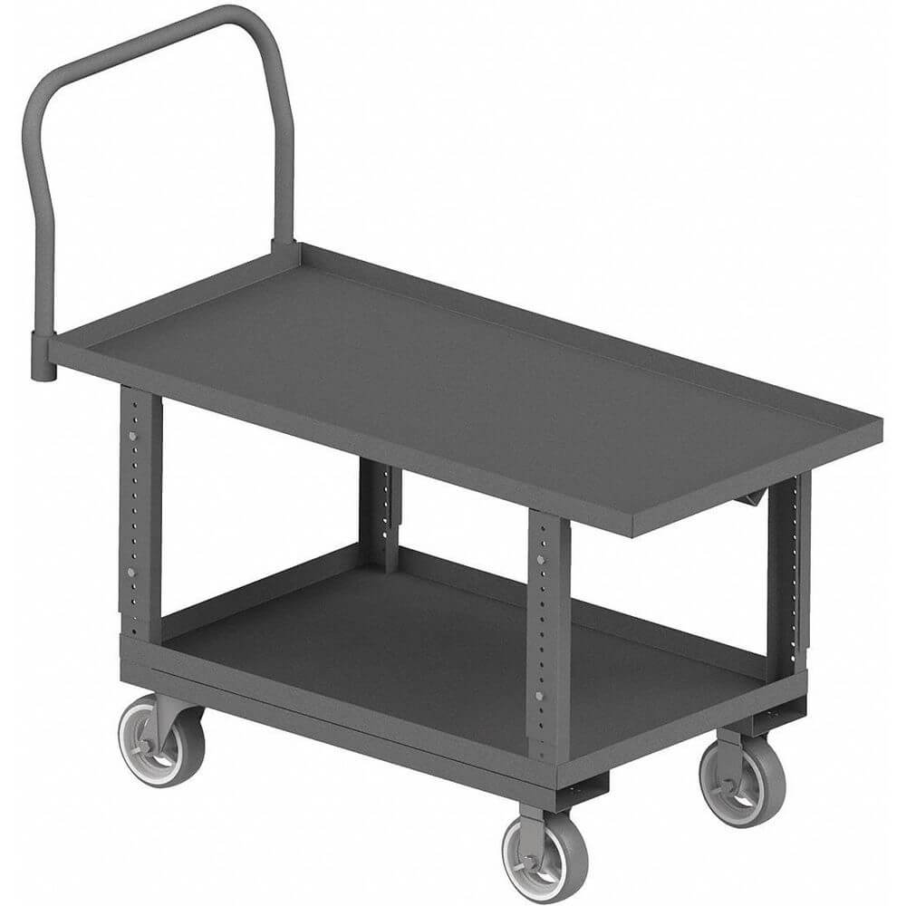 GRAINGER WHPTLUA24486MR95 Platform Truck, 2000 Lbs. Capacity, 48 x 24 Inch Size | CD3QPR 49DP21
