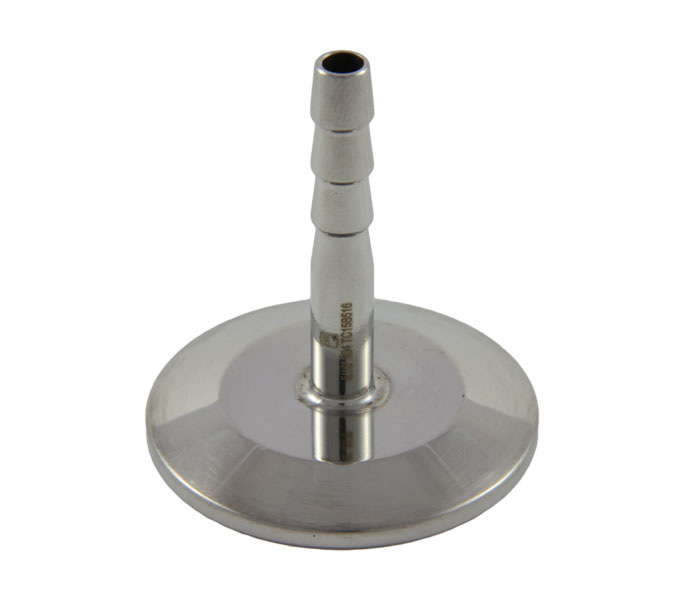 APPROVED VENDOR TC15B516 Connection Adapter, 1.5 Inch Tri Clover x 5/16 Inch Hose Barb | CF6CHB