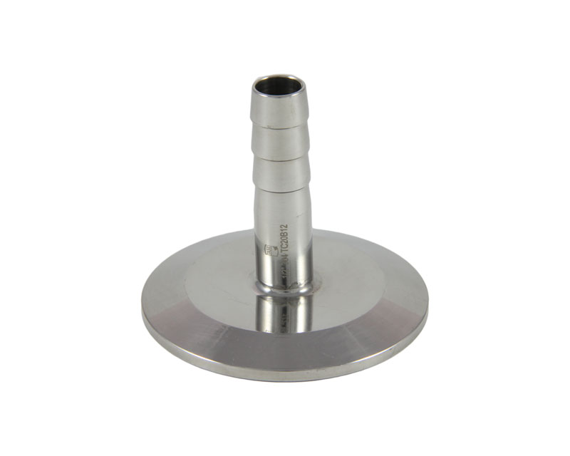 APPROVED VENDOR TC20B12 Connection Adapter, 2 Inch Tri Clover x 1/2 Inch Hose Barb | CF6CJC