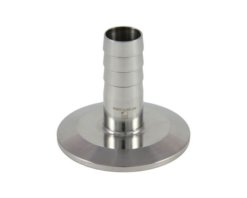 APPROVED VENDOR TC20B34 Connection Adapter, 2 Inch Tri Clover x 3/4 Inch Hose Barb | CF6CJD