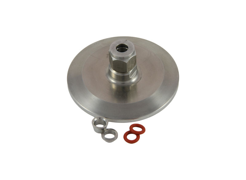 APPROVED VENDOR TC20C14 Connection Adapter, 2 Inch Tri Clover Tri Clamp x 1/4 Inch Compression | CF6CGK