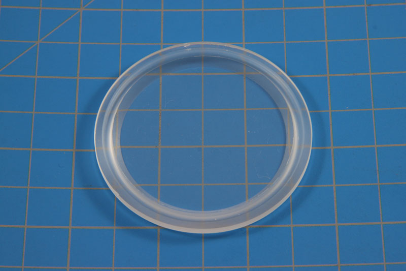 APPROVED VENDOR TC20CAP-POLY Clear Cap, 2 Inch Size, Tri Clover Compatible | CF6CCN