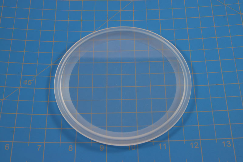 APPROVED VENDOR TC40CAP-POLY Clear Cap, 4 Inch Size, Tri Clover Compatible | CF6CCQ