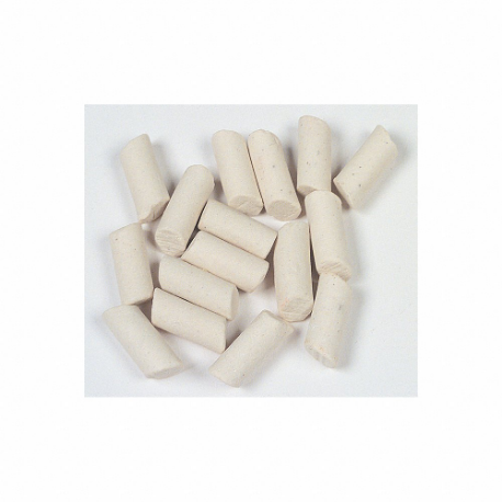 RAYTECH 41-316 Ceramic Media, Angle Cut Cylinder, Vibratory Tumbler, 20 lb Wt, 90 lb/cu ft Density | CT8VAC 5UJX2