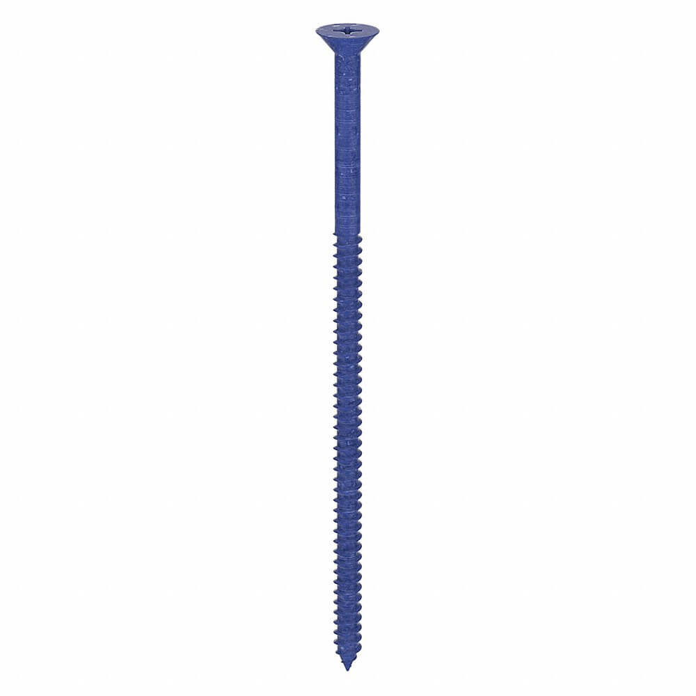 Masonry Anchor Screw, CS, 800 lbs. UTS, 1360 lbs. Ultimate Shear, 6 In Anchor Lg.
