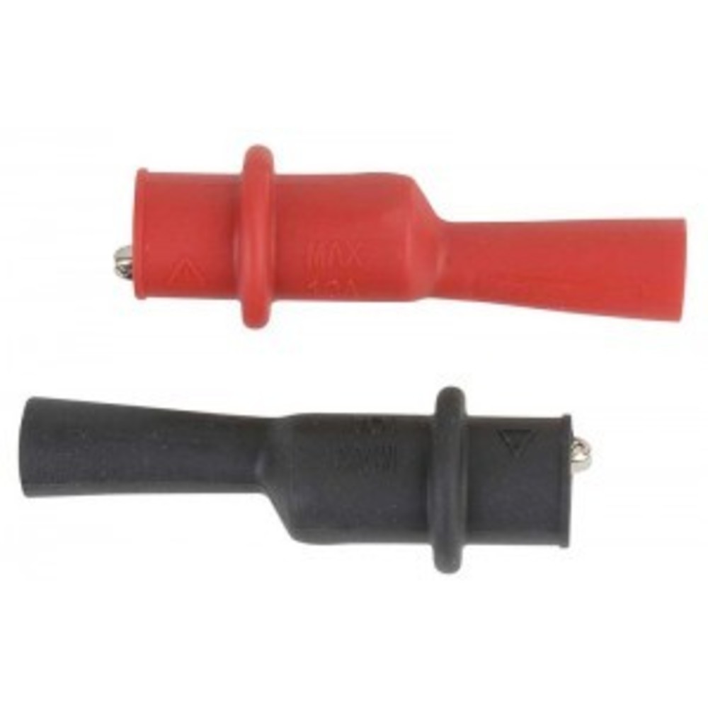 Alligator Clip Set, Plunger Style, Insulated Boots, 11mm Jaw Opening