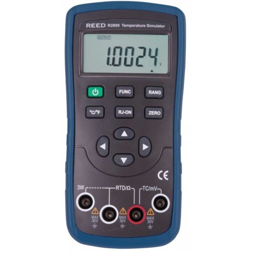 REED INSTRUMENTS R2800 Temperature Simulator, 8 Thermocouple, 7 RTD | CD4DJG VC01