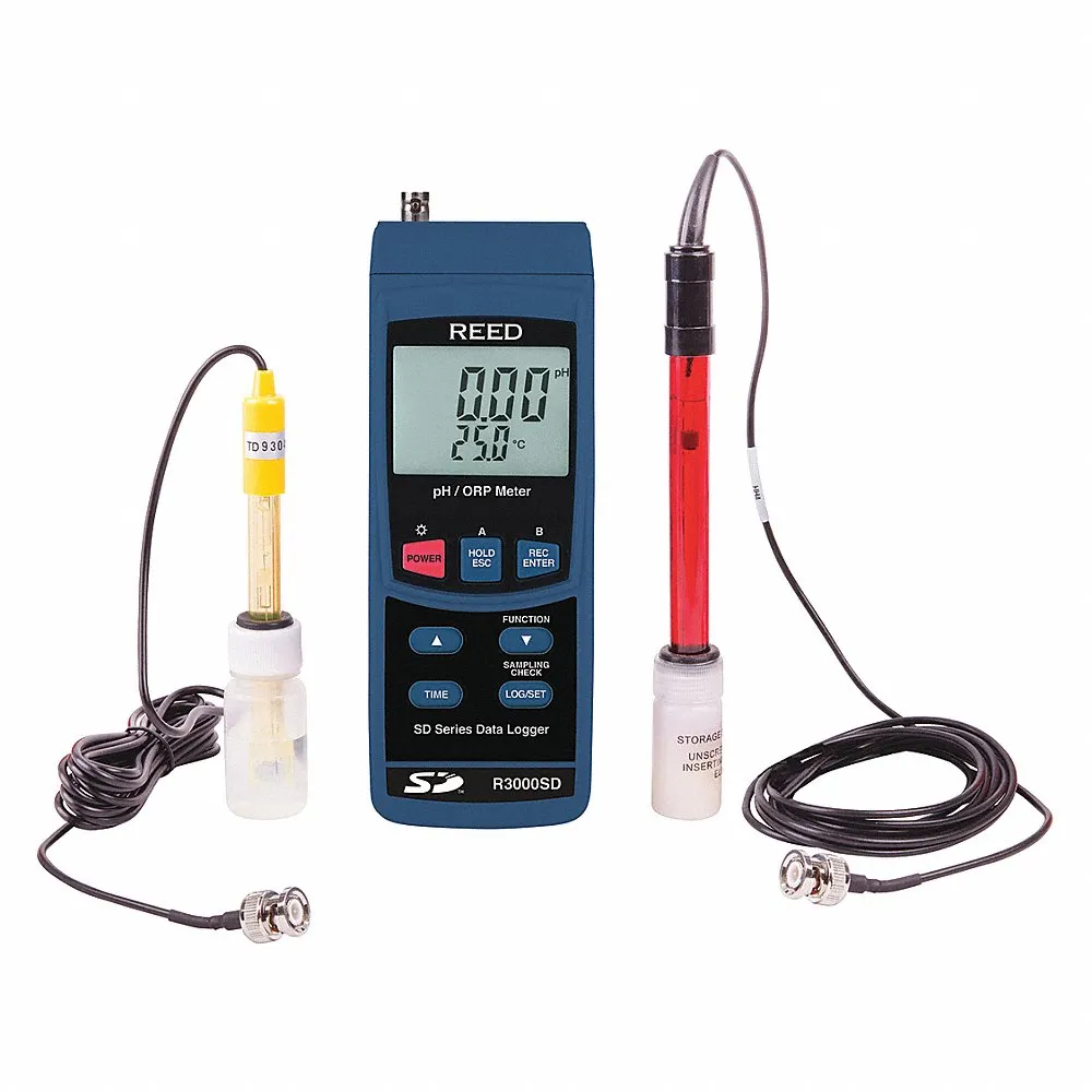 Multiparameter Meter Kit, 0.00 to 14.00, -1999 to 1999mV, Calibration, pH