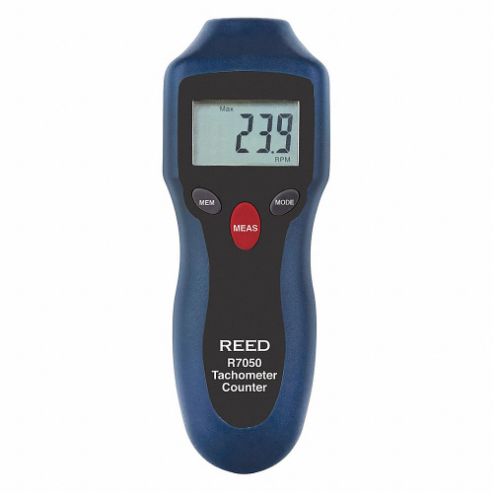 Photo Tachometer, Compact, Non-Contact, NIST Certified, Built-In Laser