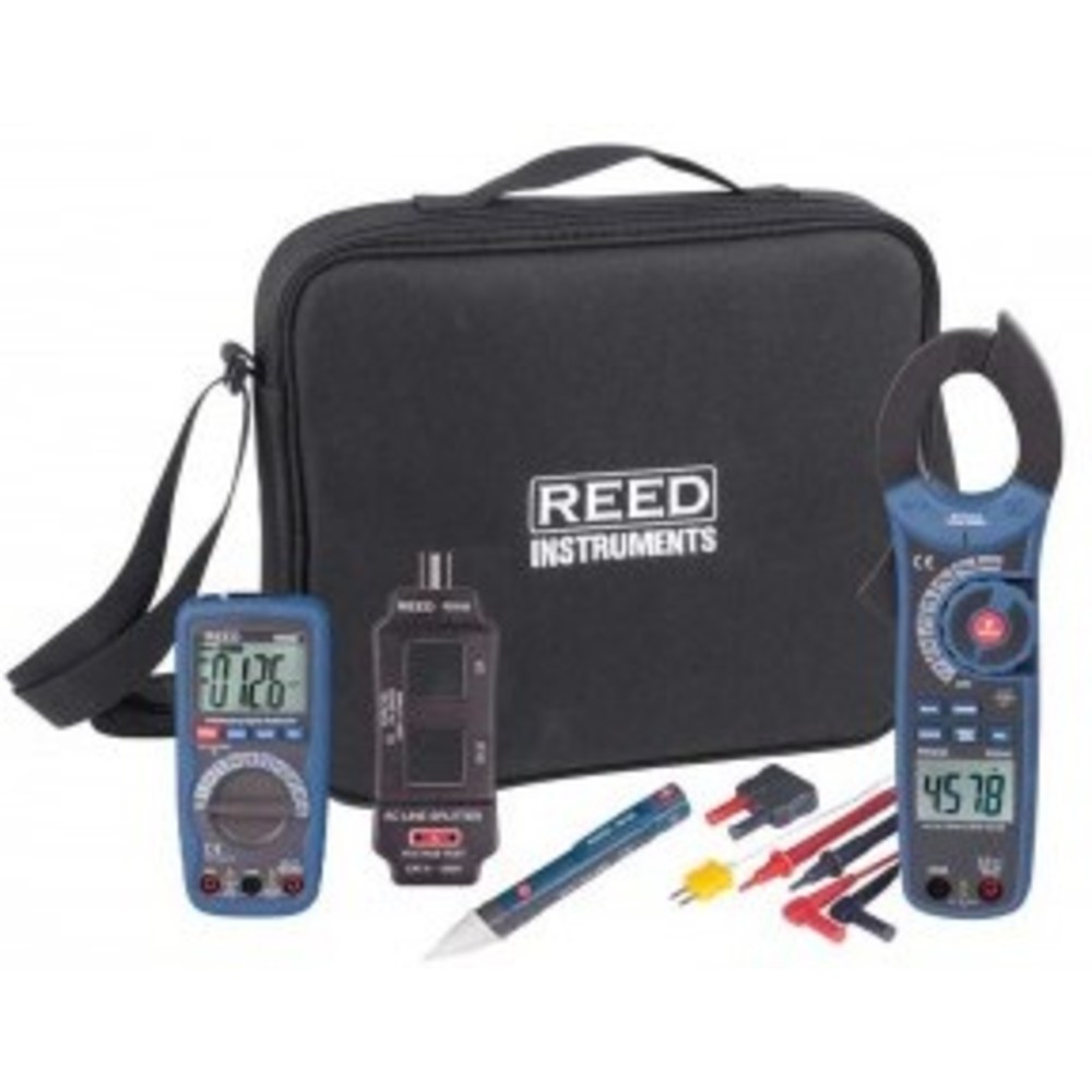 Multimeter Combo Kit with Line Splitter, Wire Probe, and Carrying Case