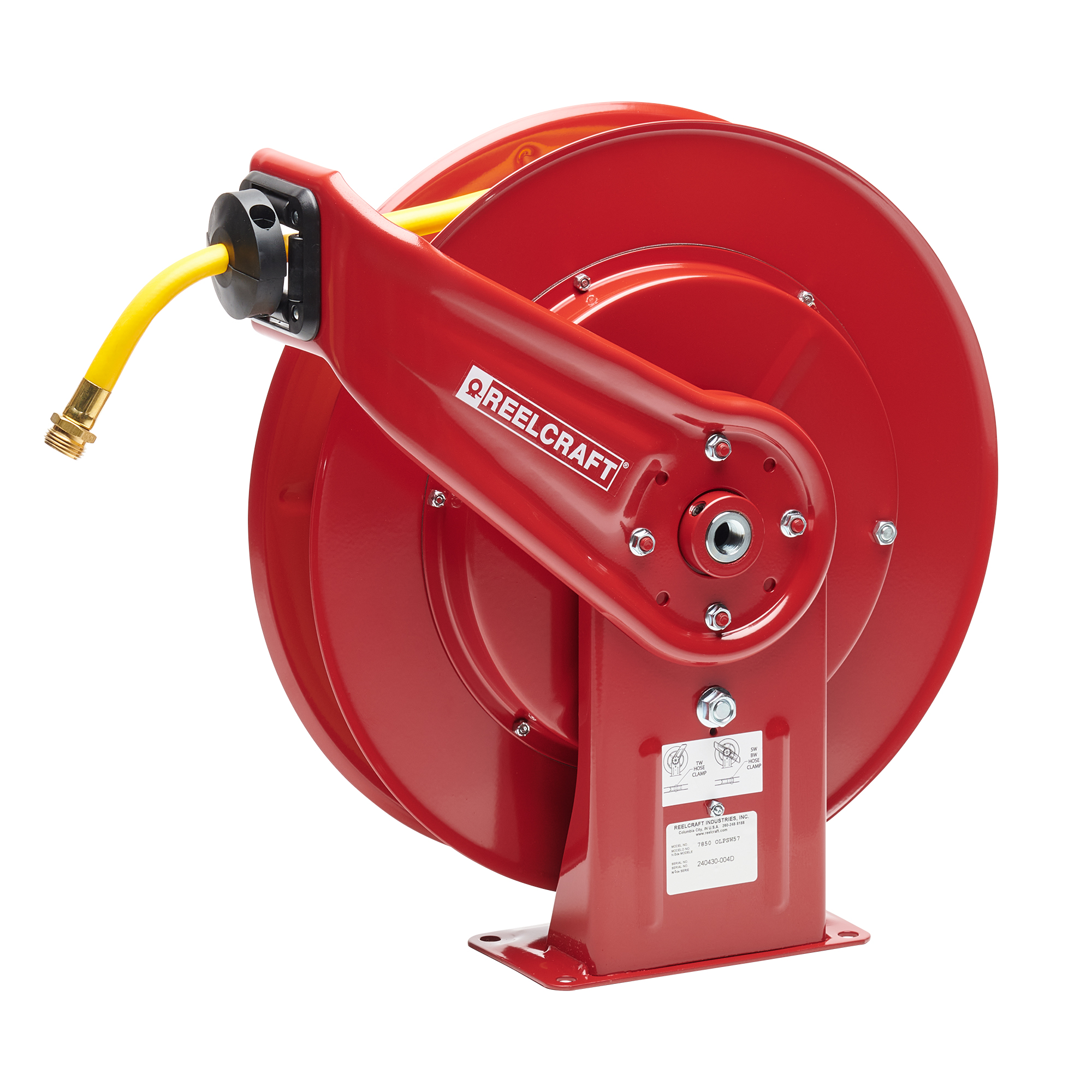 REELCRAFT 7850 OLPSW57 Garden Hose Reel, Inner Diameter 1/2 Inch, 300 Psi, Hose Length 50 Feet | AY9WVK