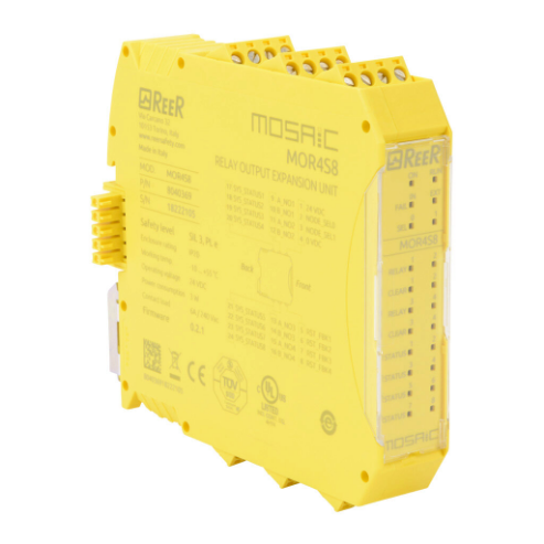 Safety Expansion Module, 24 VDC, Edm/Start Input, 4 N.O. Safety Output