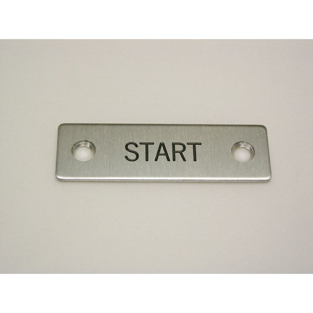 REES 09001-005 Legend Plate, Standard, Start | AX3LEP