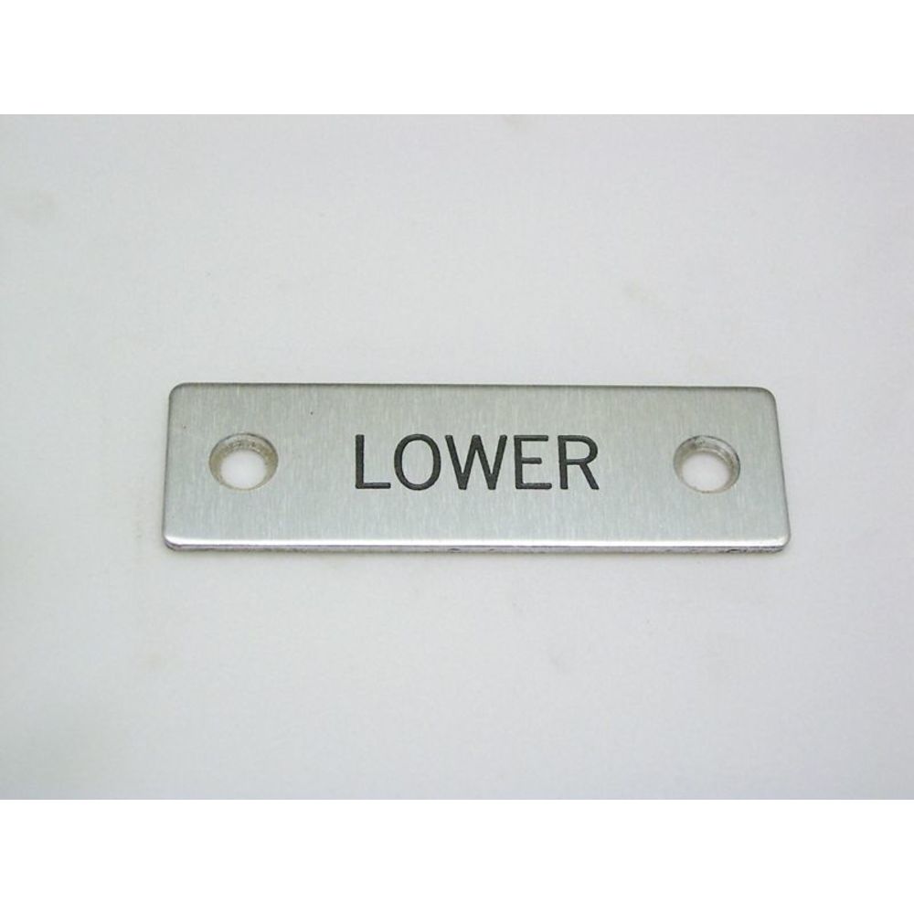 REES 09001-016 Legend Plate, Standard, Lower | AX3LFB
