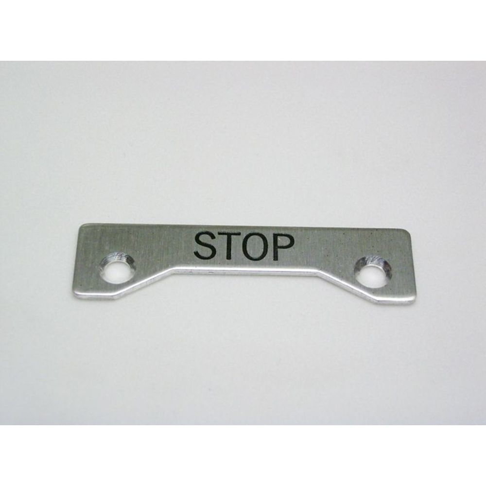 REES 09002-003 Legend Plate, Standard, Stop | AX3LFJ