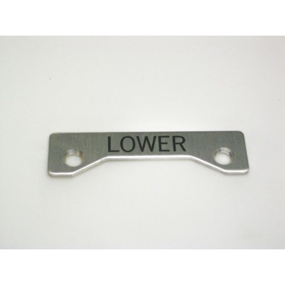 REES 09002-016 Legend Plate, Standard, Lower | AX3LFY