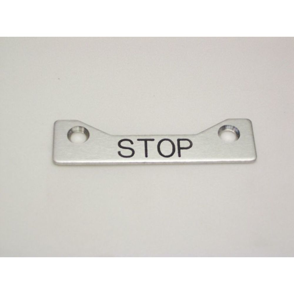 REES 09003-003 Legend Plate, Standard, Stop | AX3LGG