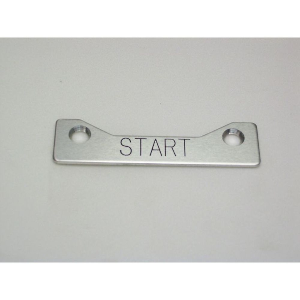 REES 09003-005 Legend Plate, Standard, Start | AX3LGJ