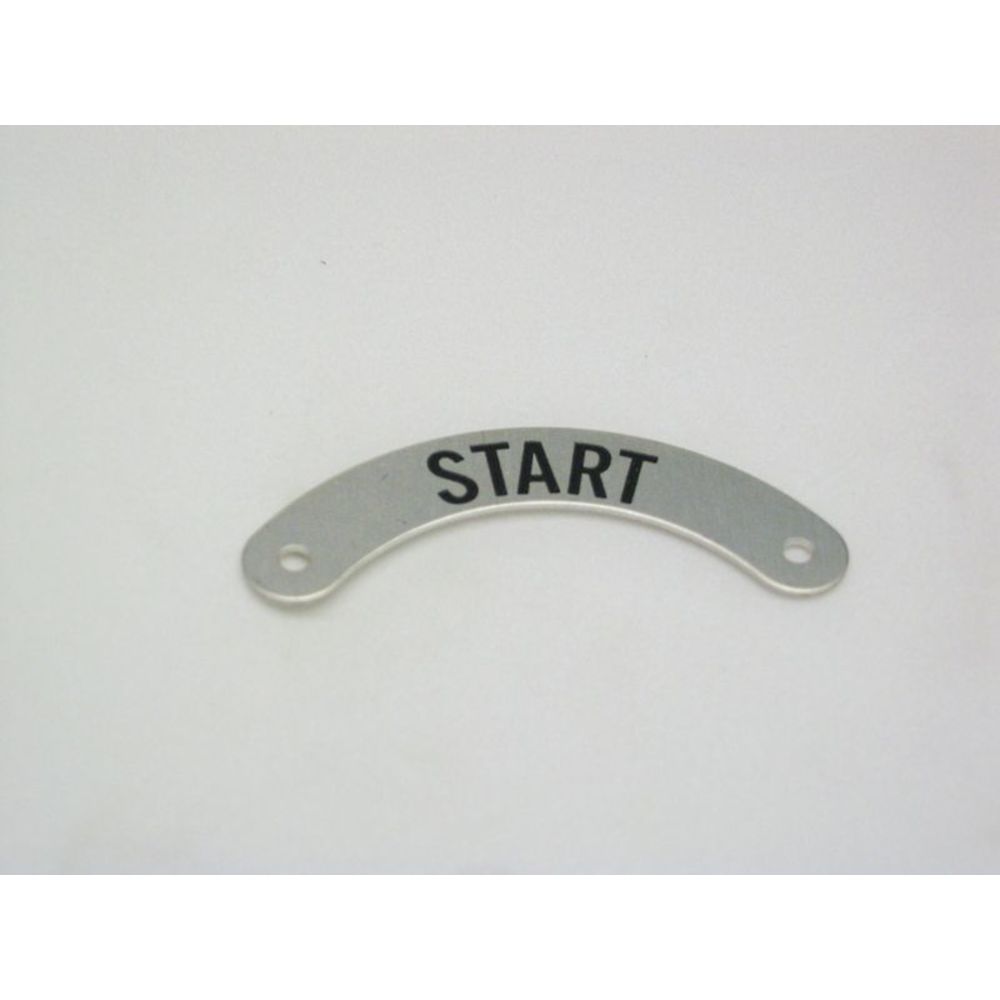 REES 09005-005 Legend Plate, Standard, Start | AX3LHC