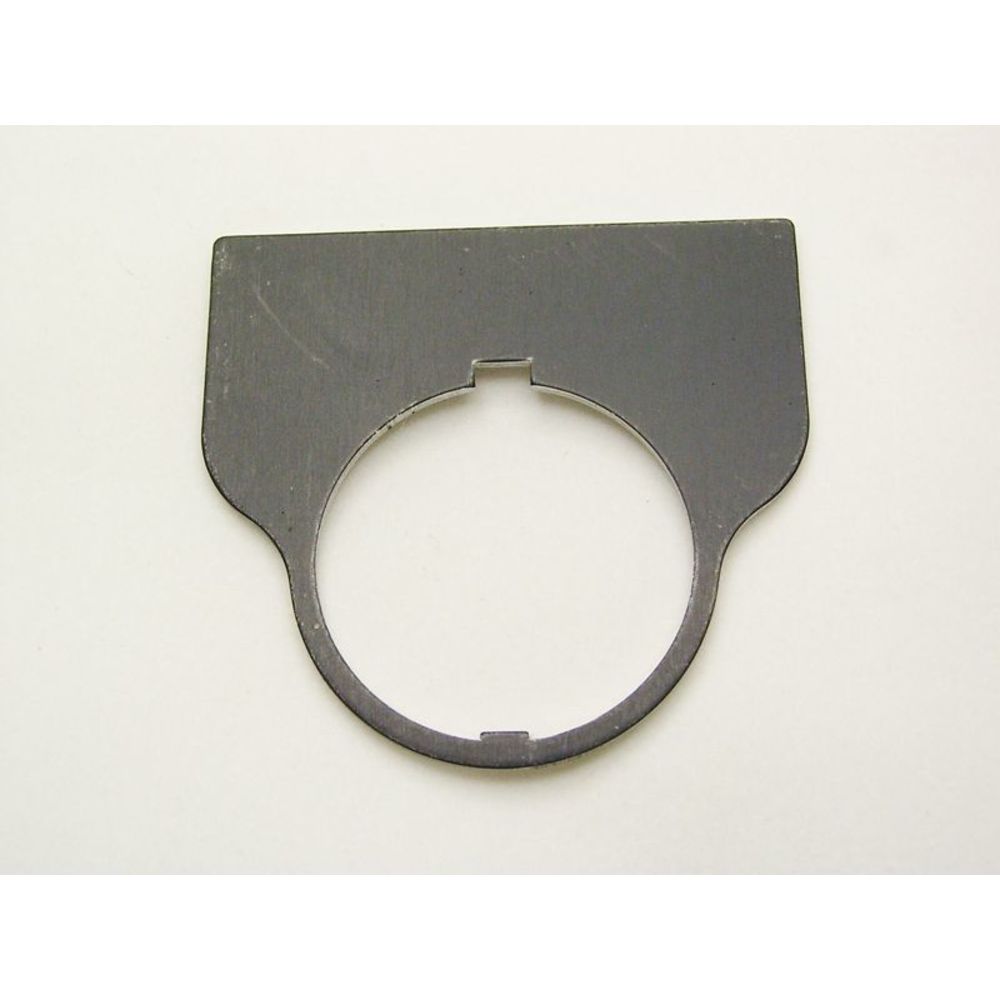 REES 09015-001 Legend Plate, Standard, Blank, Black | AX3LLN