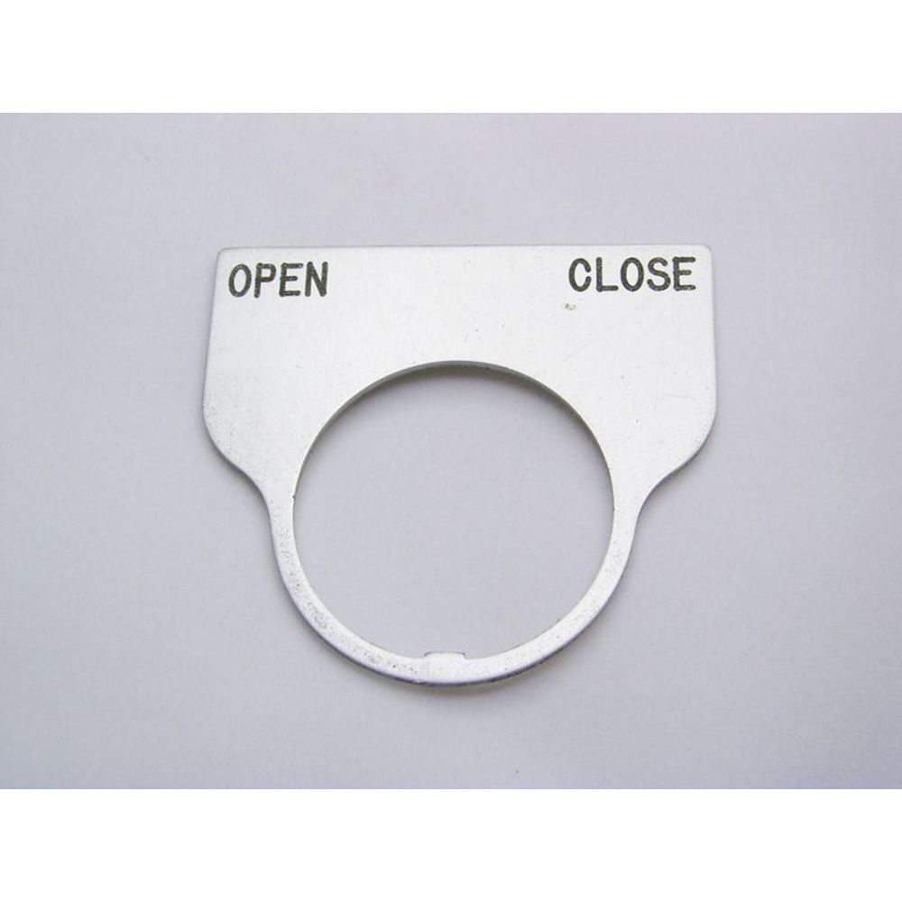 REES 09017-031 Legend Plate, Standard, Open-close , Clear | AX3LND