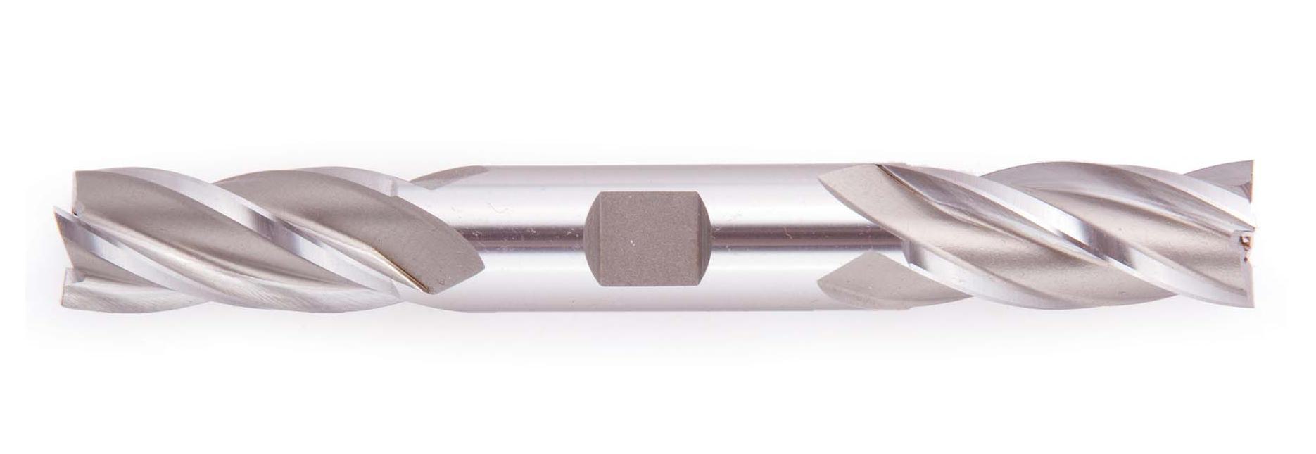 REGAL 050045AM End Mill, Double End, 11/16 Inch Dia., 5-5/8 Inch Length, 4 Flutes, Bright | CN6WZQ