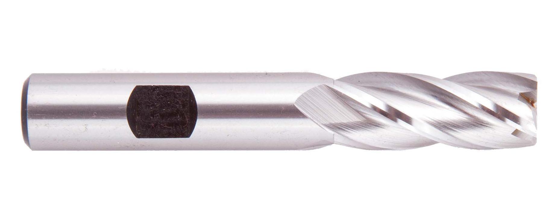 REGAL 050987AM End Mill, Single End, 1-1/4 Inch Dia., 4-1/2 Inch Length, 6 Flutes, Bright | CN7AYY