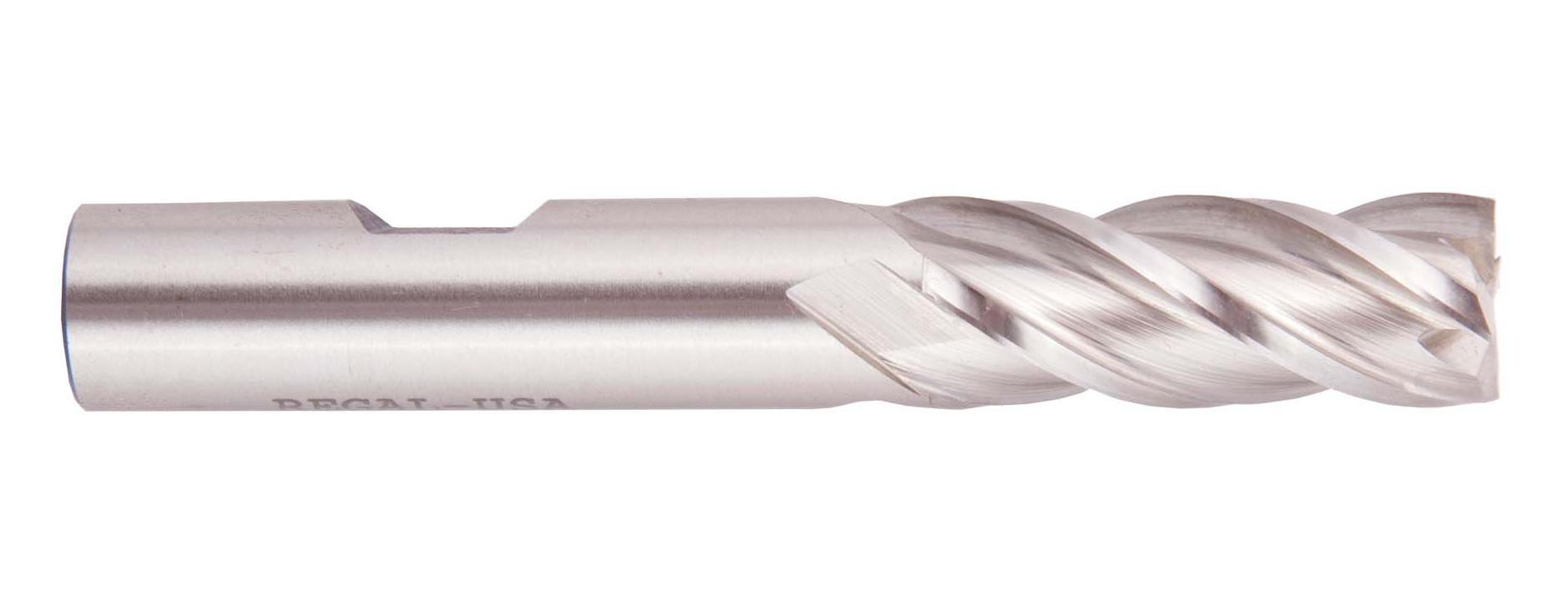 REGAL 059554JM Cobalt End Mill, Single End, 3/4 Inch Dia., 3-1/2 Inch Length, 4 Flutes, Bright | CN7HTD