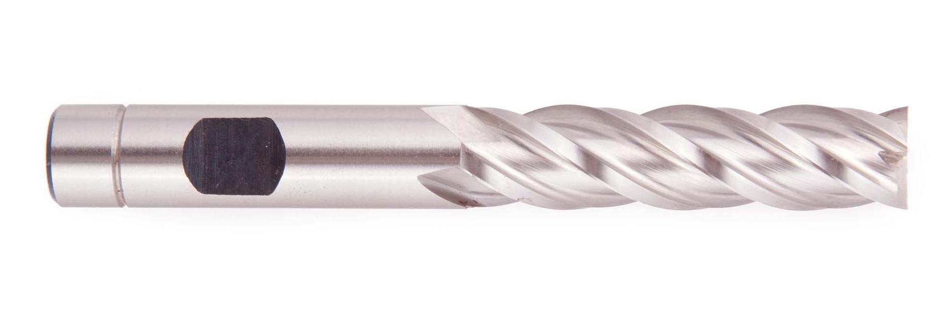 REGAL 053554MM95 End Mill With TiN Coated, Single End, 3/8 Inch Dia., 3-1/4 Inch Length, 4 Flutes | CN7FPB