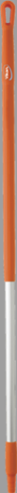 Handle, 1.2 Inch Dia., 51.6 Inch Length, Aluminum, Orange