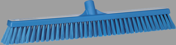 Wide Floor Broom Head 24 Inch Length Blue