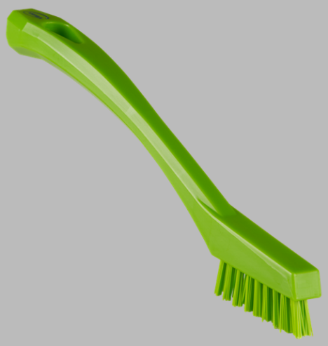 REMCO 440177 Detail Brush, Stiff, 9 Inch x 0.5 Inch Size, PP/PBT, Lime | CM7RAC