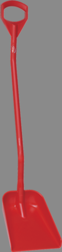 Ergonomic Shovel 10-1/4 Inch Width Red