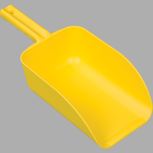 Large Hand Scoop Yellow 15 x 6-1/2 In