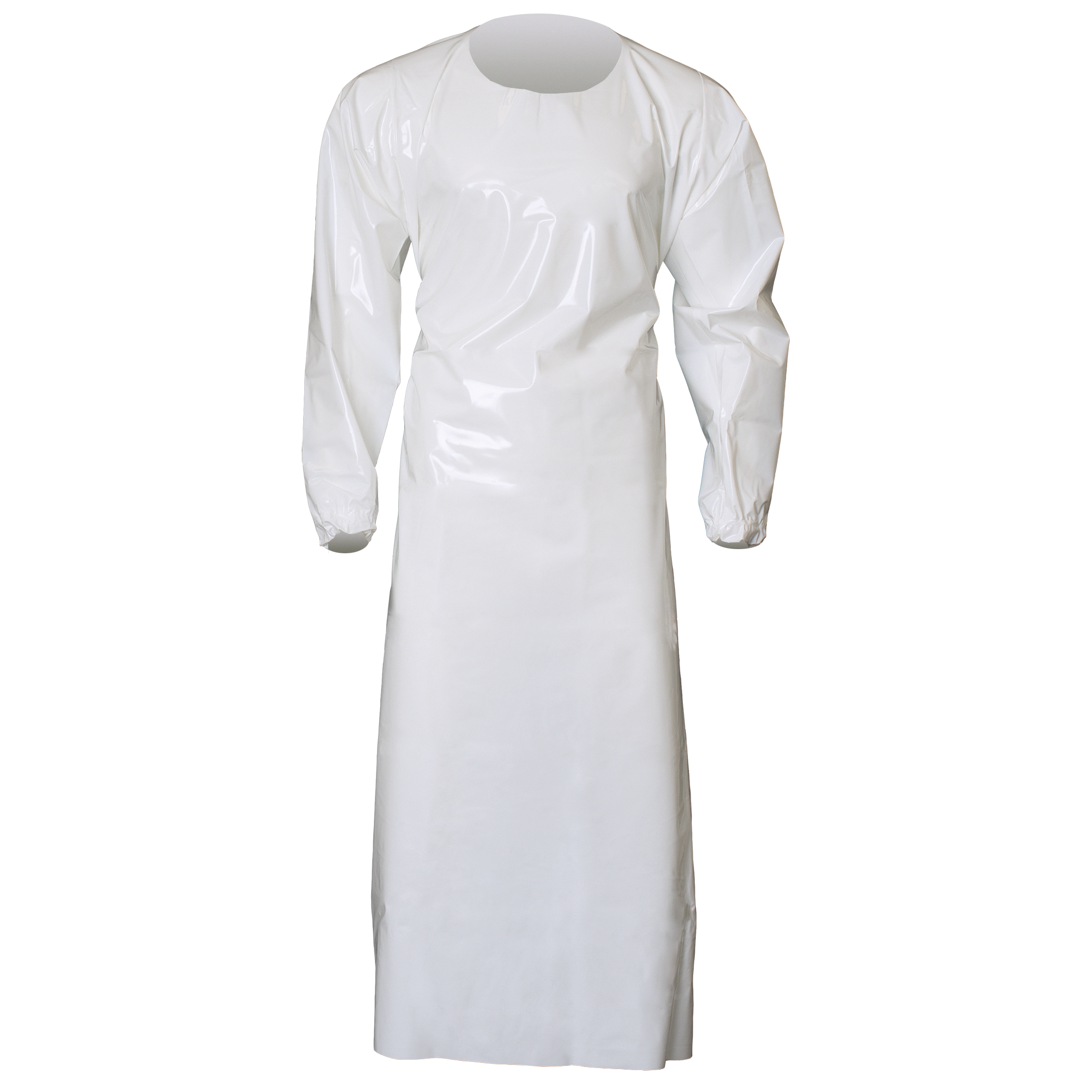REMCO 86045 Gown, 6 Mil, Extra Large, 50 Inch Length, White | CM7QVM