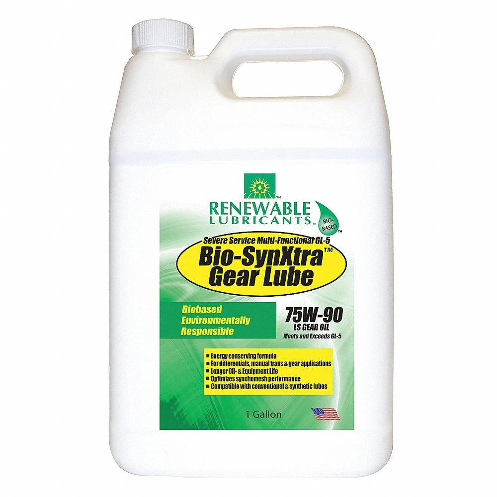 RENEWABLE LUBRICANTS 82123 Bio Synxtra Ls Gear Oil, Grade 75w90, Gl5, 1 Gallon Capacity, 4pk | CD4ACW