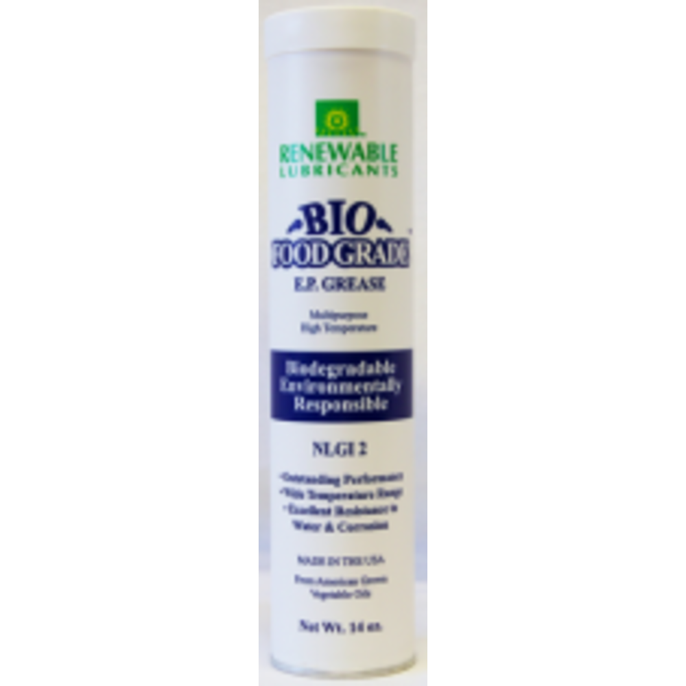 RENEWABLE LUBRICANTS 87501 Bio Food Grade Ep Grease, Tube, 12pk | CD4BTB