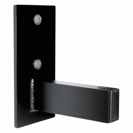 Wall Mounted Bracket, Black, 8 Inch Height, 4 Inch Length