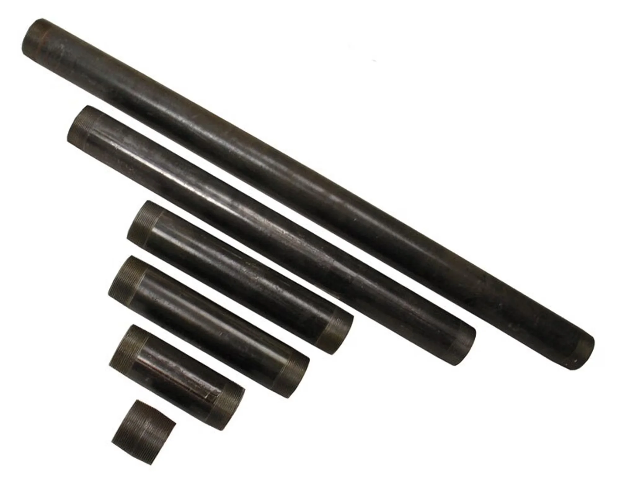 Black Pipe Nipple, 2 X 3-1/2 Inch Size