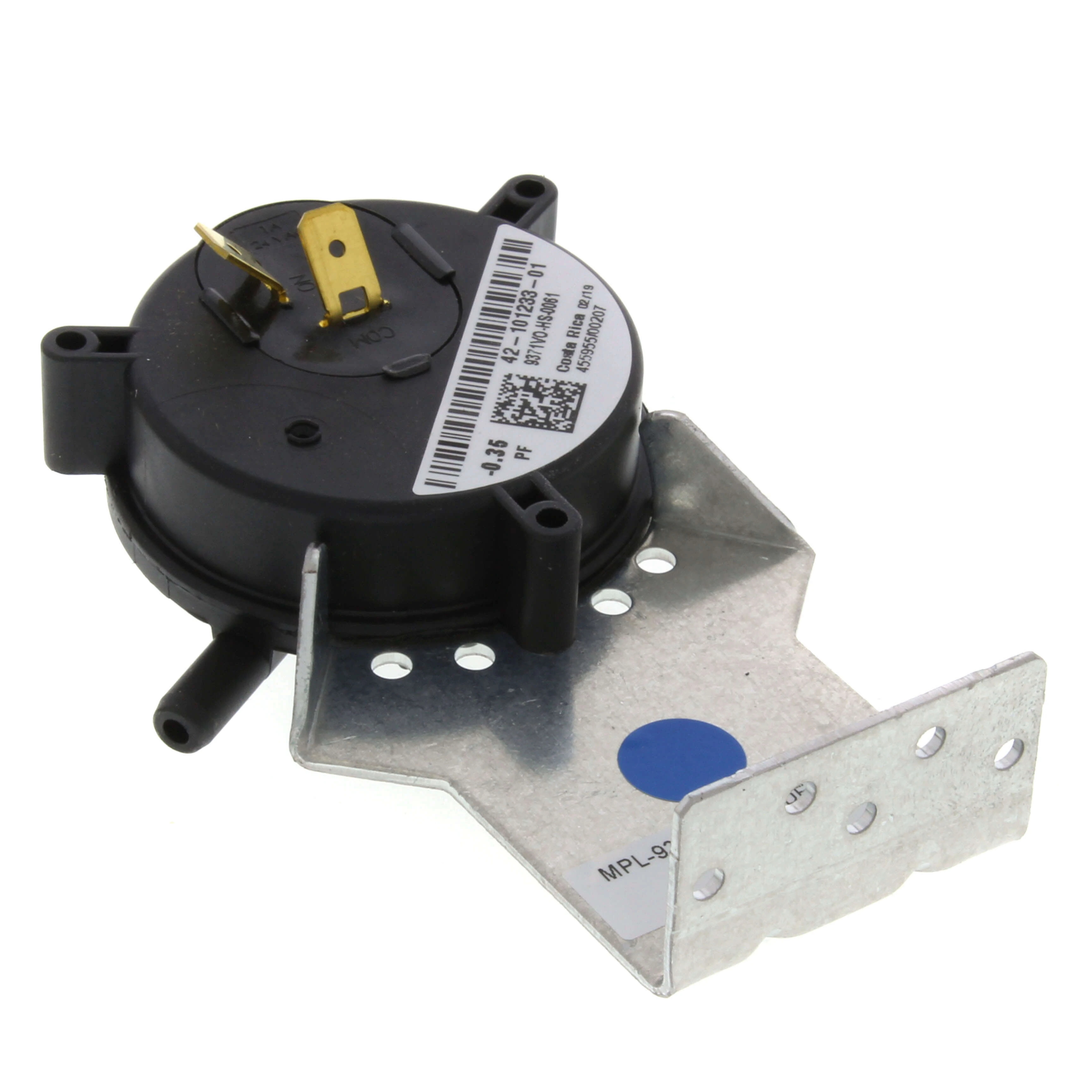 RHEEM 42-101233-81 Pressure Switch, 0.35 Inch Size Pf, Spst, Universal | CT9AVW 50PM84