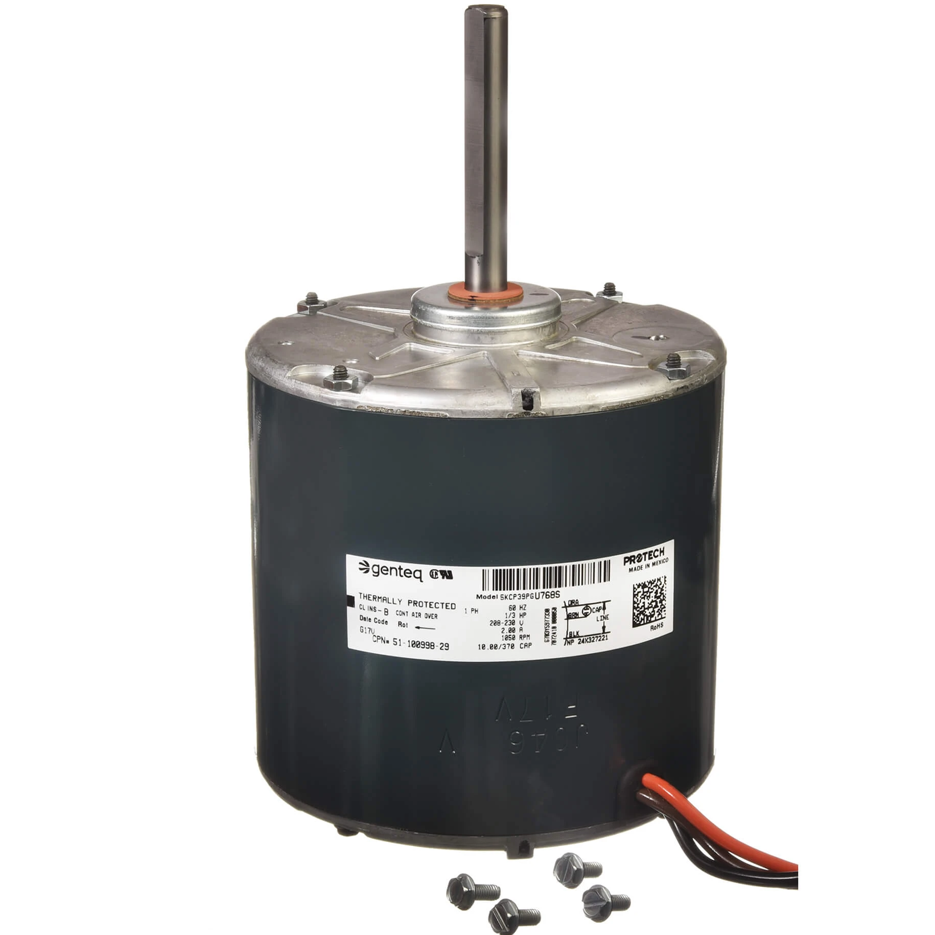 Motor, 1/3 HP, 208-230V