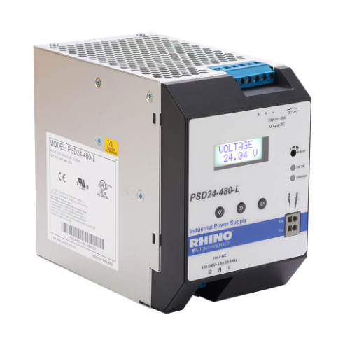 Switching Power Supply, 24 VDC At 20A/480W, 120/240 VAC Or 110-300VDC Nominal Input