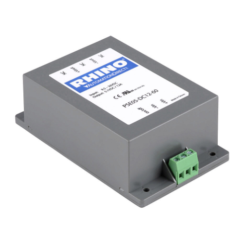 DC To DC Converter, 9.5-36 VDC Input, 5.1 VDC Output, 12A, 60W, Plastic Housing