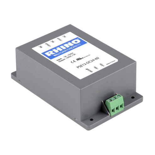 DC To DC Converter, 18-75 VDC Input, 12 VDC Output, 5A, 60W, Plastic Housing