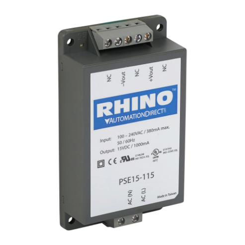 Switching Power Supply, 15 VDC At 1A/15W, 120/240 VAC Or 120-370 VDC Nominal Input